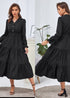 Autumn and WinterBacl boho dress